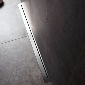 caniveau de douche en acier inoxydable brossé 1