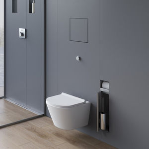 porte brosse de toilettes en inox 1