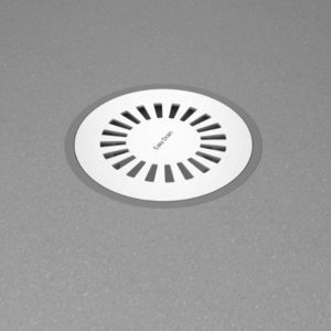 bonde de douche en acier inoxydable brossé 1
