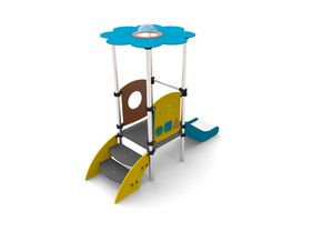 structure de jeu pour aire de jeux / en HDPE / en inox