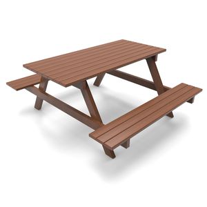 table de pique-nique avec banc intégré