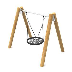balançoire en bois