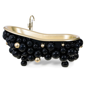 baignoire sur pieds / ovale / en laiton