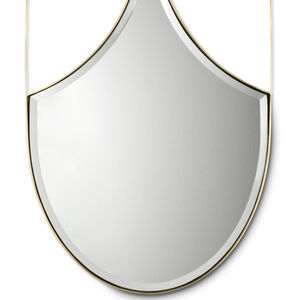 miroir de salle de bain mural / classique / en laiton