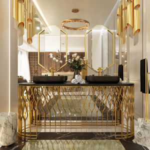 meuble vasque double