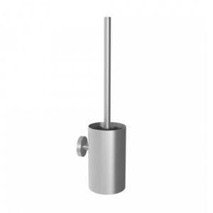 brosse de toilettes en inox brossé