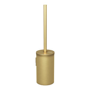 porte brosse de toilettes en or