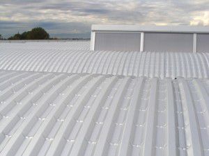 couverture de toit en aluminium