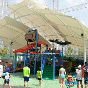 structure de jeu pour parc aquatique