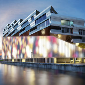 façade ventilée en résine