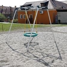 balançoire en aluminium