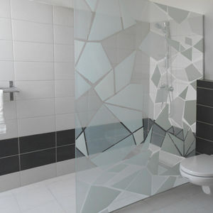 paroi de douche fixe