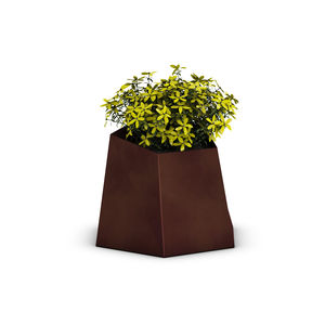 jardinière en acier à revêtement par poudre
