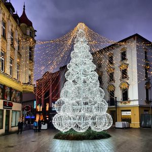 arbre de Noël en fibre de verre