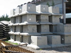 semelle isolée préfabriquée
