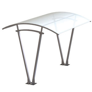 abri vélo couverture en polycarbonate