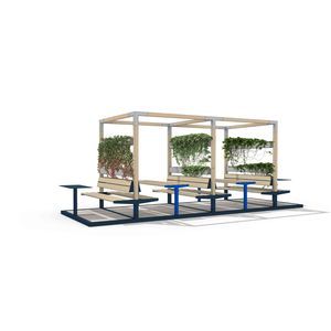 abri multifonction pour espace public