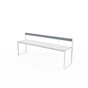 banc de jardin contemporain