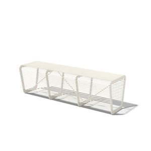 banc de jardin contemporain