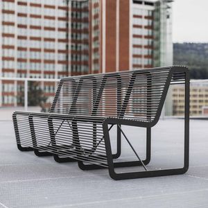 banc de jardin contemporain