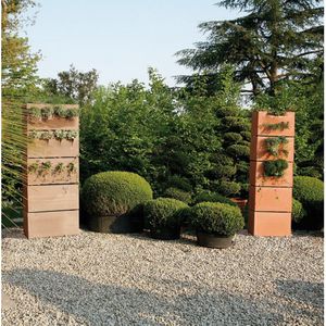 jardin vertical en végétaux vivants