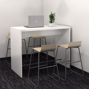 tabouret de bar contemporain / en tissu / en acier / en bois