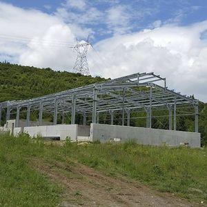 hangar en acier galvanisé 1