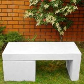 banc de jardin contemporain