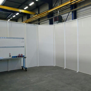 cloison séparatrice amovible / modulaire / en bois / en acier
