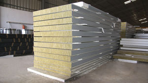 isolant thermo-acoustique / en laine de roche / pour plancher / pour toiture