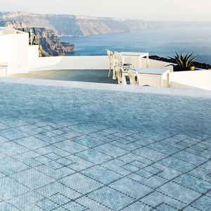 mosaïque de piscine / murale / au sol / en grès cérame