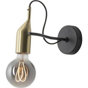 applique murale vintage / en laiton brossé / à LED