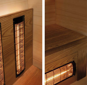 sauna infrarouge / professionnel / en bois / pour intérieur