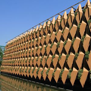 bardage pour mur végétal