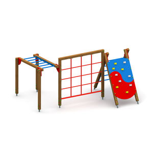 parcours d'obstacles pour aire de jeux