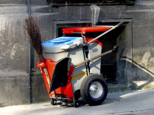 chariot poubelle