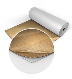 tapis de danse en PVC / pour installation permanente / aspect bois / résistant aux rayures