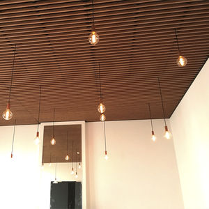 faux-plafond en bois