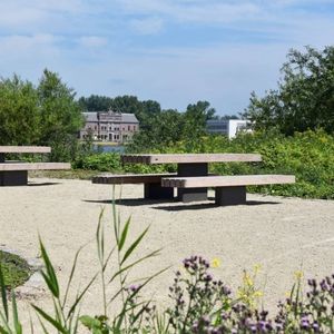 table de pique-nique contemporaine