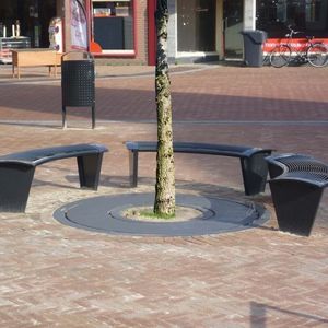 grille d'arbre ronde