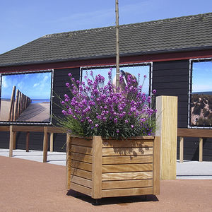 jardinière en bois