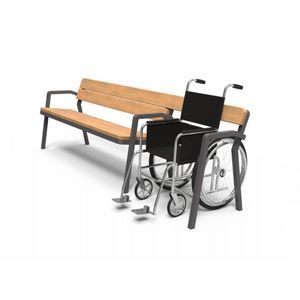 banc public pour personnes à mobilité réduite 1