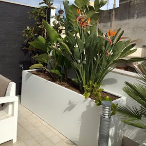 carré potager en tôle d'acier