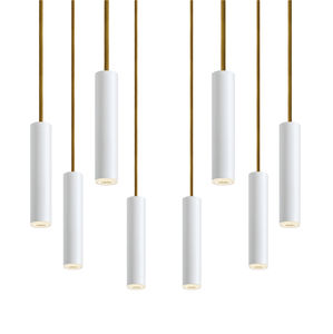 luminaire suspendu / à LED / rond / tubulaire