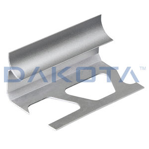 profilé en aluminium brossé / d'angle