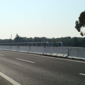 glissière de sécurité en béton