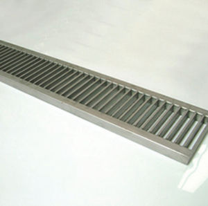 grille de drainage en inox