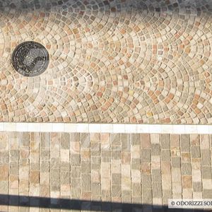 pavé en porphyre
