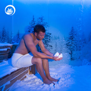 cabine de neige pour centre de bien-être
