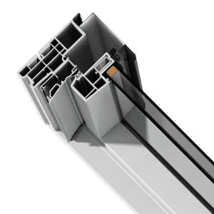 profilé pour fenêtre en PVC